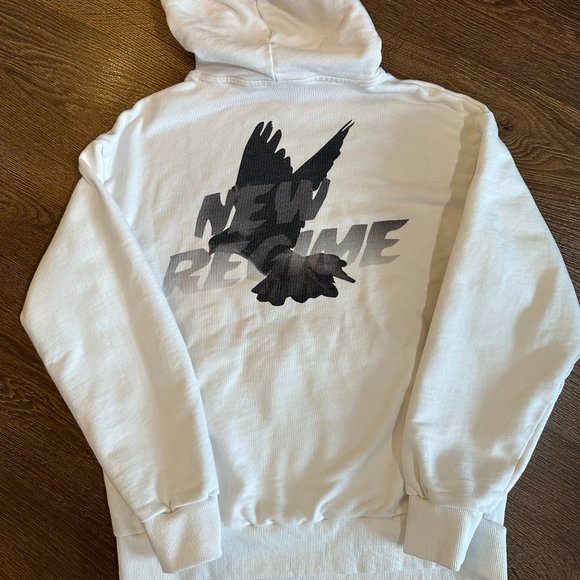 New Regime White Hoodie Size Small - Picture 3 of 4